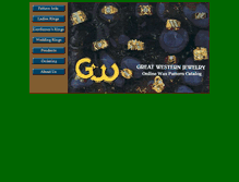Tablet Screenshot of greatwesternwaxpatterns.com